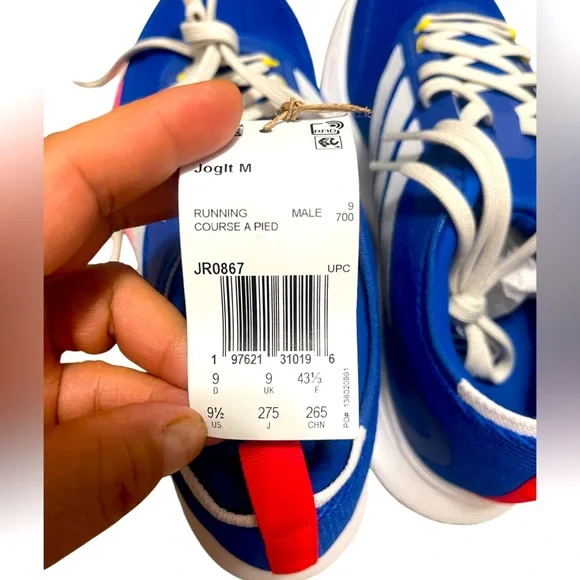 🌟🌟🌼NIB Adidas Jogit Blue and Pink Athletic Shoes. UNISEX - Picture 8 of 13